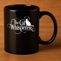 The Cat Whisperer Cat Lover 11oz C Handle Ceramic Mug