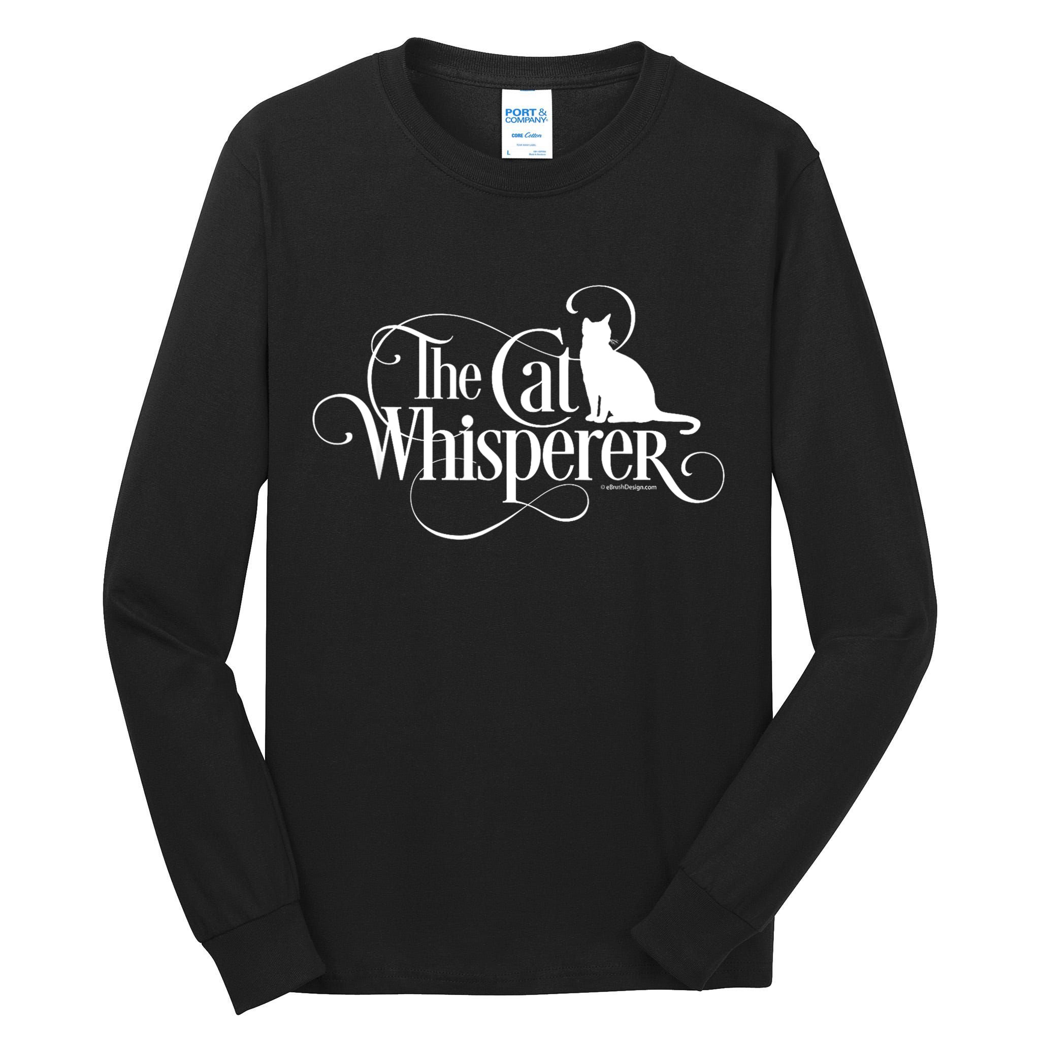 The Cat Whisperer Cat Lover Tall Long Sleeve T-Shirt