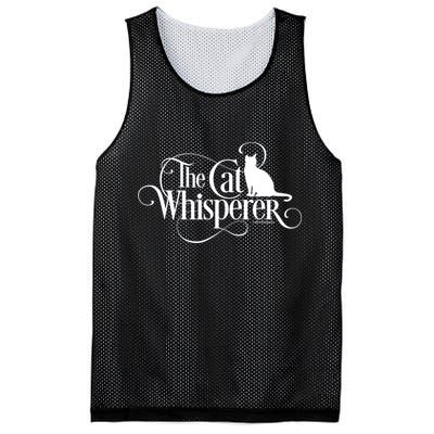 The Cat Whisperer Cat Lover Mesh Reversible Basketball Jersey Tank