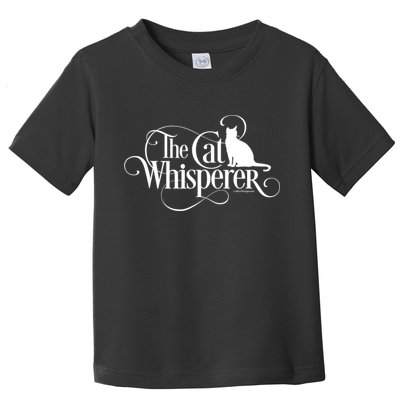 The Cat Whisperer Cat Lover Toddler T-Shirt