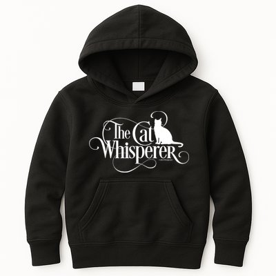 The Cat Whisperer Cat Lover Kids Hoodie