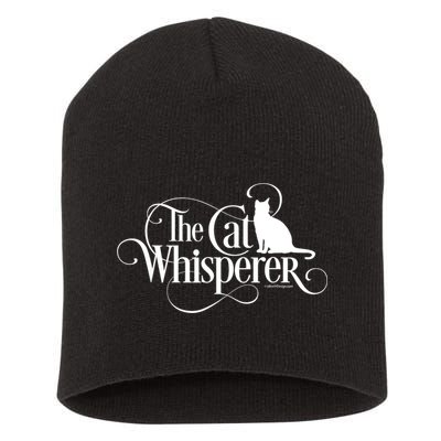 The Cat Whisperer Cat Lover Short Acrylic Beanie