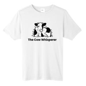 The Cow Whisperer Cute Cattle Farmer Rancher Cow Tall Fusion ChromaSoft Performance T-Shirt