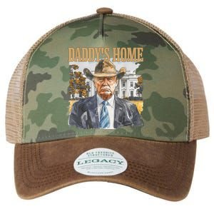 Trump Cowboy Western DaddyS Home Maga Take America Back Legacy Tie Dye Trucker Hat