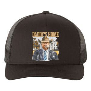 Trump Cowboy Western DaddyS Home Maga Take America Back Yupoong Adult 5-Panel Trucker Hat