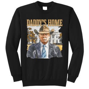 Trump Cowboy Western DaddyS Home Maga Take America Back Sweatshirt