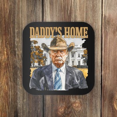 Trump Cowboy Western DaddyS Home Maga Take America Back Coaster