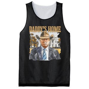 Trump Cowboy Western DaddyS Home Maga Take America Back Mesh Reversible Basketball Jersey Tank