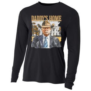 Trump Cowboy Western DaddyS Home Maga Take America Back Cooling Performance Long Sleeve Crew