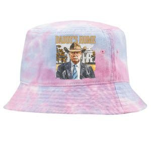 Trump Cowboy Western DaddyS Home Maga Take America Back Tie-Dyed Bucket Hat