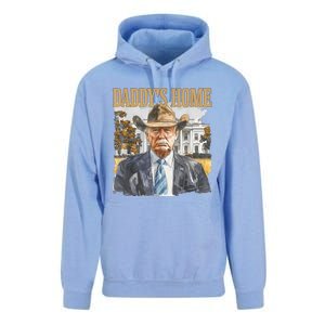 Trump Cowboy Western DaddyS Home Maga Take America Back Unisex Surf Hoodie