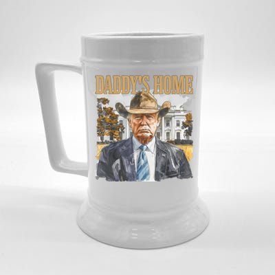 Trump Cowboy Western DaddyS Home Maga Take America Back Beer Stein