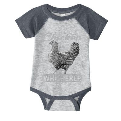 The Chicken Whisperer Funny Chicken Lover Farming Infant Baby Jersey Bodysuit