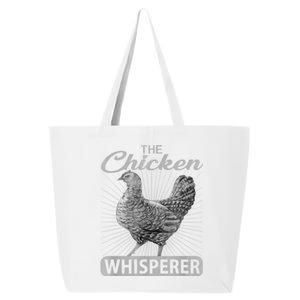 The Chicken Whisperer Funny Chicken Lover Farming 25L Jumbo Tote