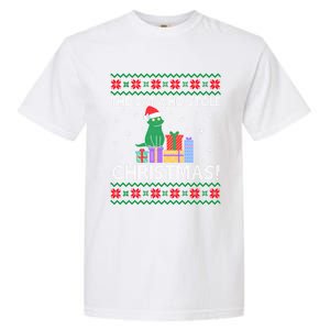 The Cat Who Stole Christmas Gift Funny Xmas Ugly Sweater Gift Garment-Dyed Heavyweight T-Shirt