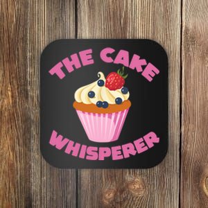 The Cake Whipserer Funny Bake Baker Coaster