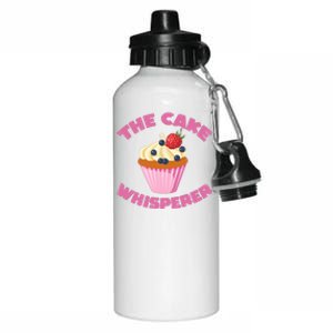 The Cake Whipserer Funny Bake Baker Aluminum Water Bottle