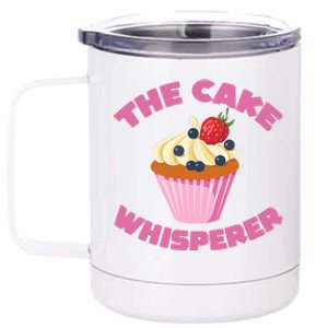 The Cake Whipserer Funny Bake Baker 12 oz Stainless Steel Tumbler Cup