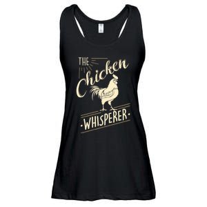 The Chicken Whisperer Funny Chicken Lover Farming Ladies Essential Flowy Tank