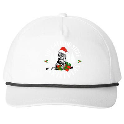 The Cat Who Stole Christmas Gift Snapback Five-Panel Rope Hat