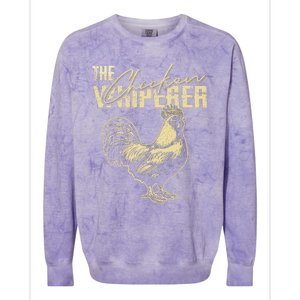 The Chicken Whisperer Funny Chicken Rooster Farming Colorblast Crewneck Sweatshirt