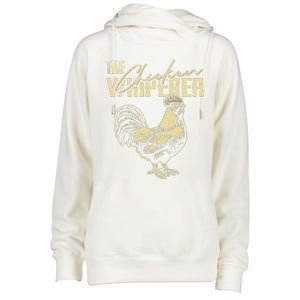 The Chicken Whisperer Funny Chicken Rooster Farming Womens Funnel Neck Pullover Hood