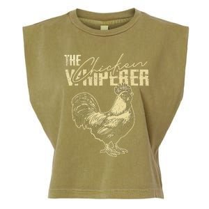 The Chicken Whisperer Funny Chicken Rooster Farming Garment-Dyed Women's Muscle Tee