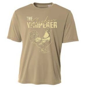 The Chicken Whisperer Funny Chicken Rooster Farming Cooling Performance Crew T-Shirt