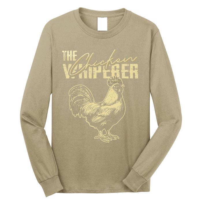 The Chicken Whisperer Funny Chicken Rooster Farming Long Sleeve Shirt