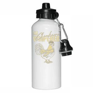 The Chicken Whisperer Funny Chicken Rooster Farming Aluminum Water Bottle