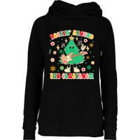 Teacher Christmas Xmas Vibes Rockin Around The Classroom Womens Funnel Neck Pullover Hood