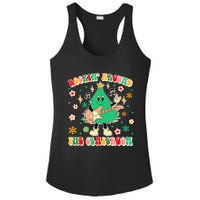 Teacher Christmas Xmas Vibes Rockin Around The Classroom Ladies PosiCharge Competitor Racerback Tank