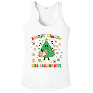 Teacher Christmas Xmas Vibes Ladies PosiCharge Competitor Racerback Tank