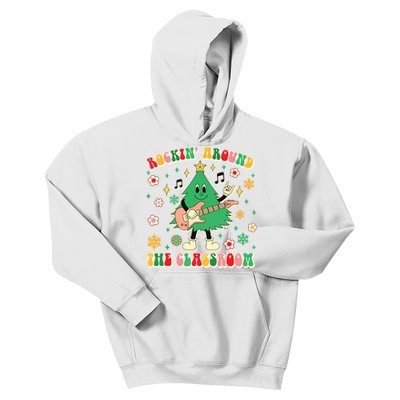 Teacher Christmas Xmas Vibes Kids Hoodie