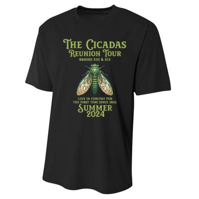 The Cicada Year Reunion U.S Entomology Cicada 2024 Performance Sprint T-Shirt