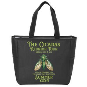 The Cicada Year Reunion U.S Entomology Cicada 2024 Zip Tote Bag