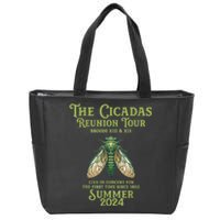 The Cicada Year Reunion U.S Entomology Cicada 2024 Zip Tote Bag