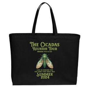 The Cicada Year Reunion U.S Entomology Cicada 2024 Cotton Canvas Jumbo Tote