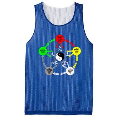 Tai Chi Yin Yang Chinese Medicine Gift Mesh Reversible Basketball Jersey Tank