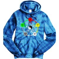 Tai Chi Yin Yang Chinese Medicine Gift Tie Dye Hoodie