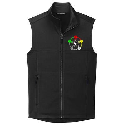 Tai Chi Yin Yang Chinese Medicine Gift Collective Smooth Fleece Vest