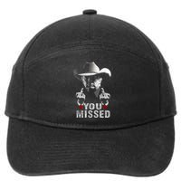 Trump Cowboy You Missed 7-Panel Snapback Hat