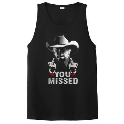 Trump Cowboy You Missed PosiCharge Competitor Tank