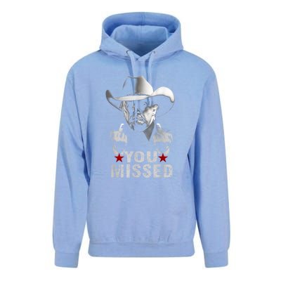 Trump Cowboy You Missed Unisex Surf Hoodie