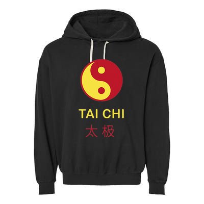 Tai Chi Yin Yang Garment-Dyed Fleece Hoodie