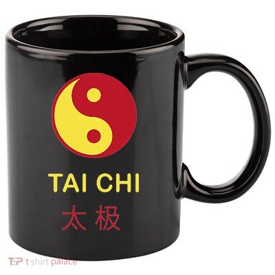 Tai Chi Yin Yang 11oz C Handle Ceramic Mug