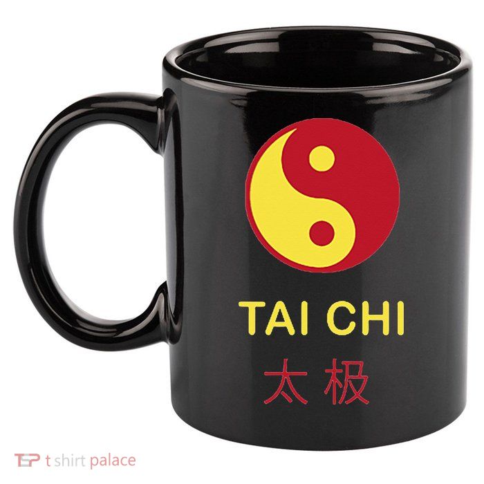 Tai Chi Yin Yang 11oz C Handle Ceramic Mug