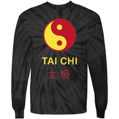 Tai Chi Yin Yang Tie-Dye Long Sleeve Shirt