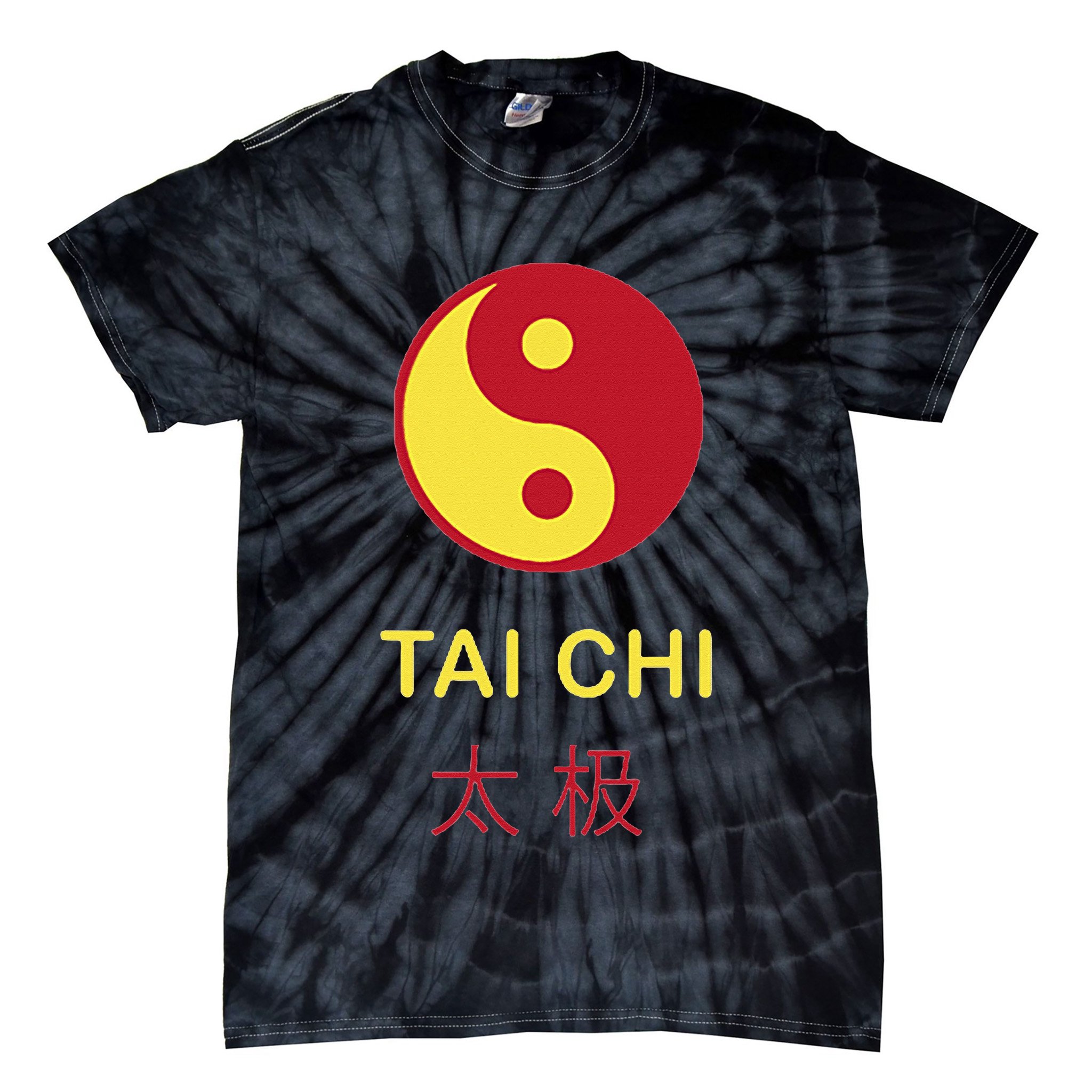 Tai Chi Yin Yang Tie-Dye T-Shirt