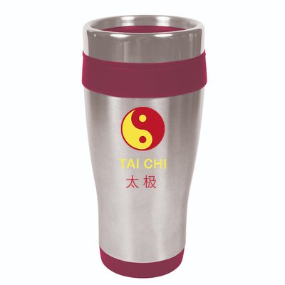 Tai Chi Yin Yang 16oz Travel Tumbler